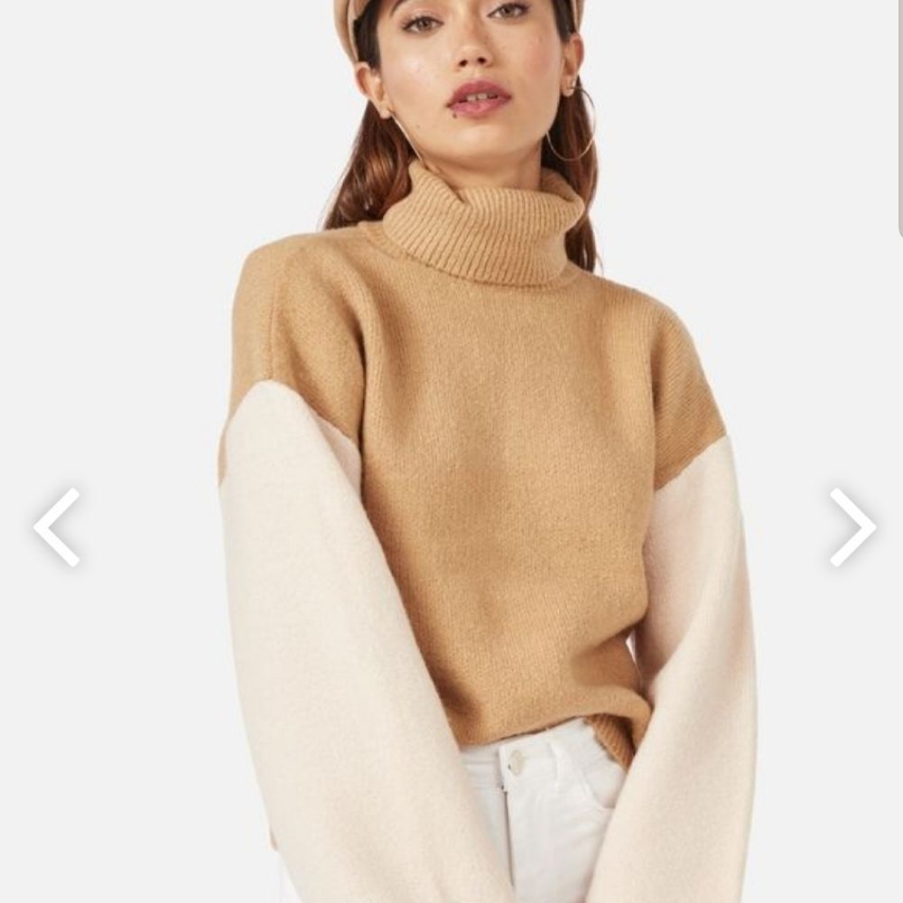 Color block balloon sweater - Picture 2 of 2